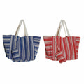 Handtasche DKD Home Decor Blau Rot Aluminium