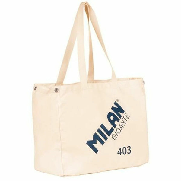 Handtasche Milan Beige 51x40,5x21,5 cm Gratis Versand - Mode & Accessoires