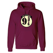 Harry Potter Gleis 9¾ Unisex-Hoodie – Burgunderrot