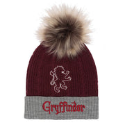Harry Potter Gryffindor Pompon-Beanie – Burgunderrot