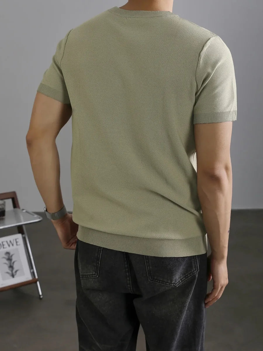 Herren Basic T-Shirt Plus Size