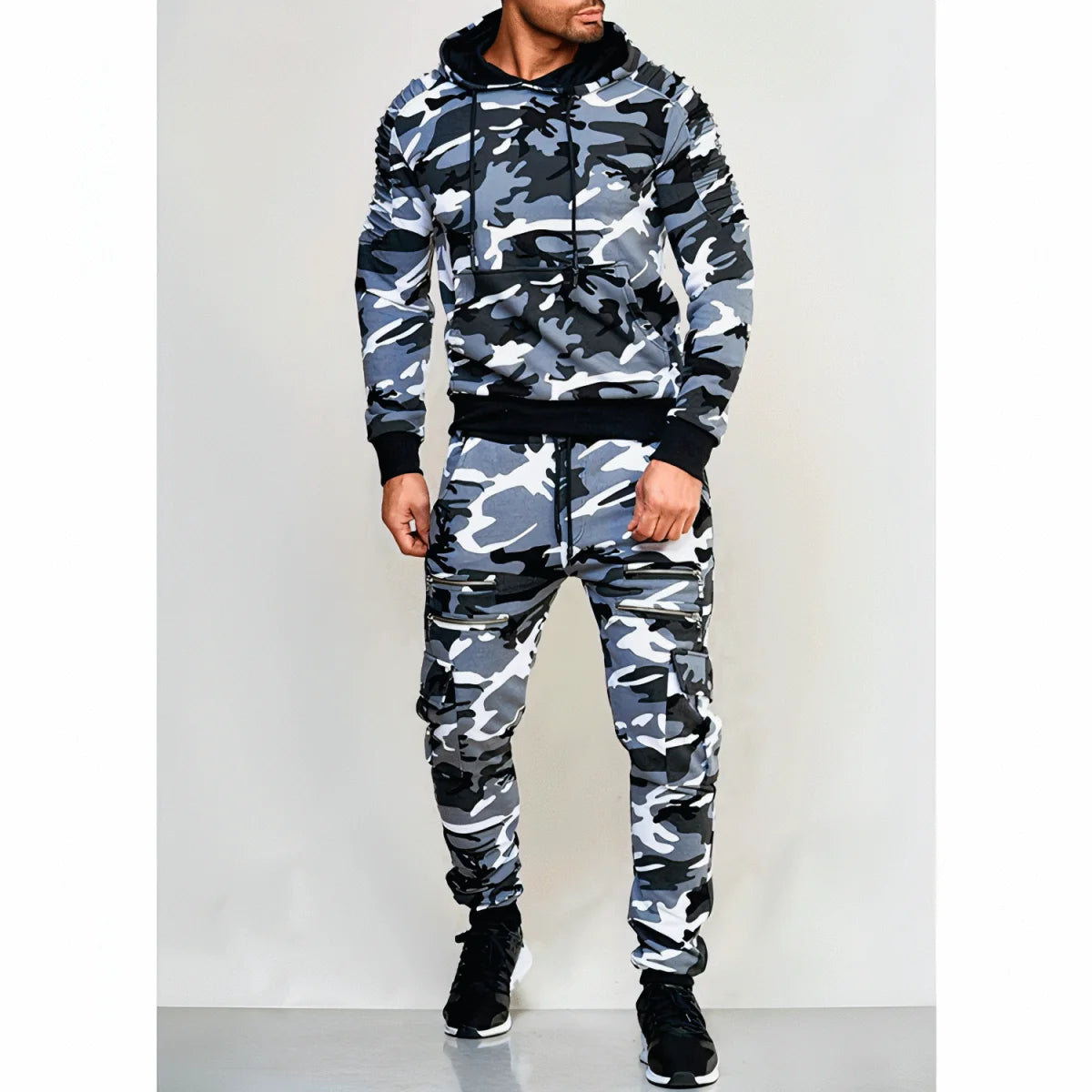 Herren Camouflage-Trainingsanzug Outdoor