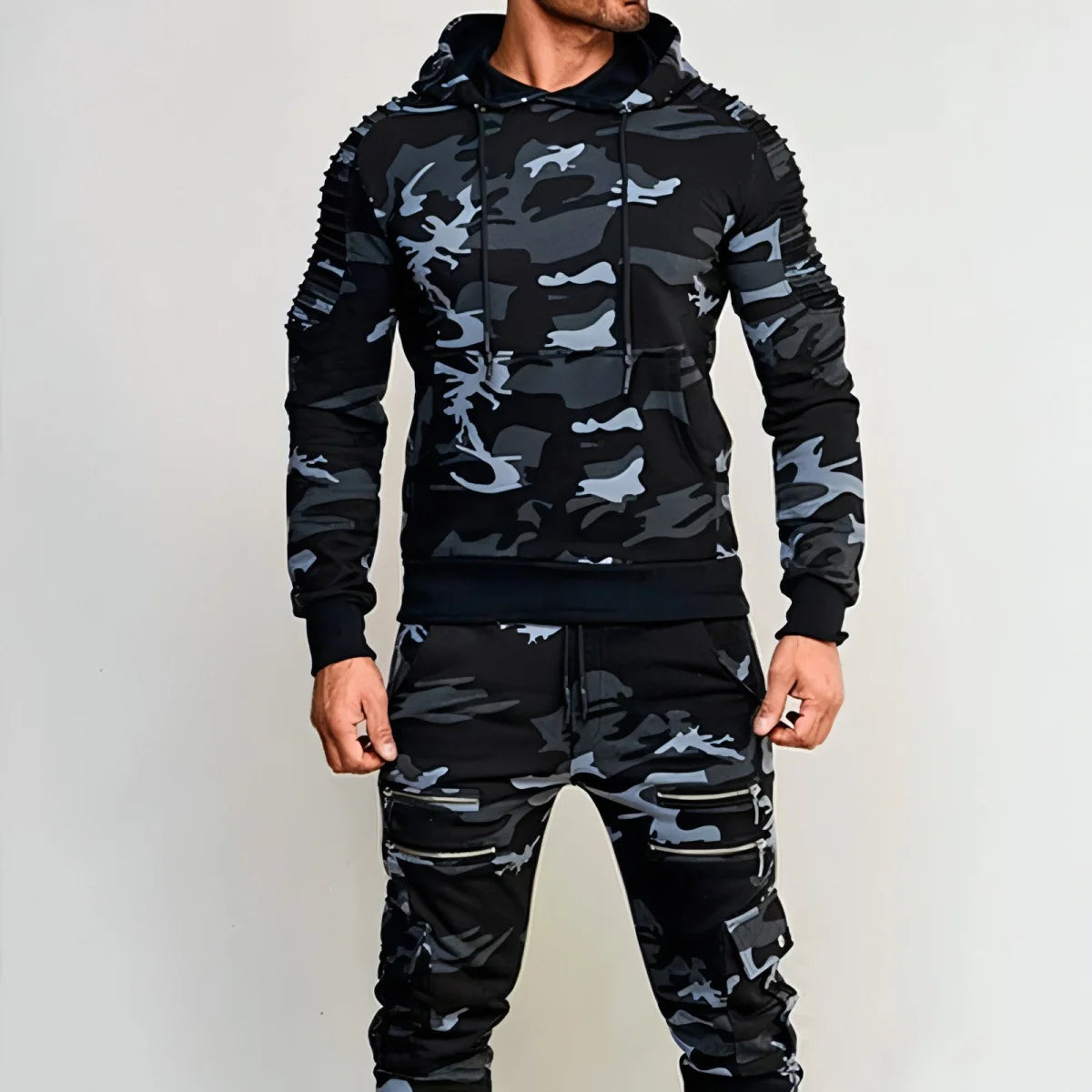 Herren Camouflage-Trainingsanzug Outdoor