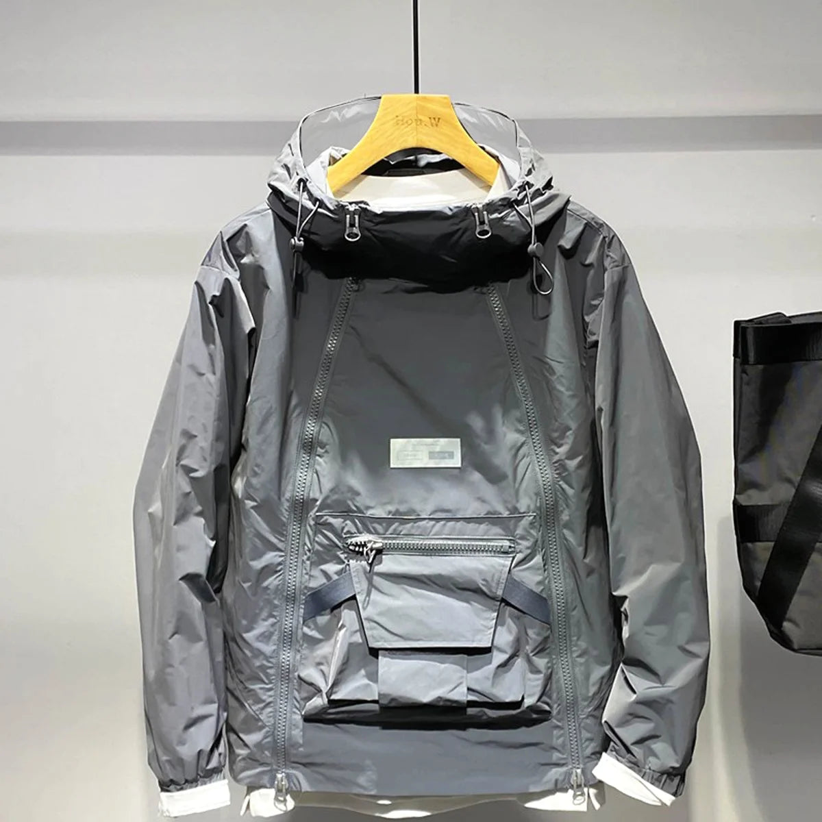 Herren Cargo-Sportjacke mit Doppelreißverschluss