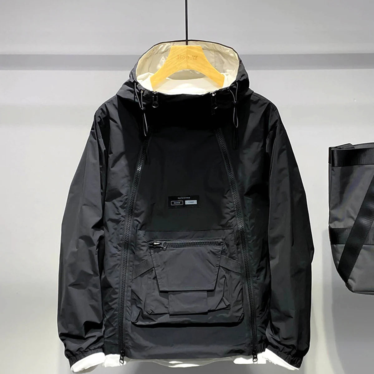 Herren Cargo-Sportjacke mit Doppelreißverschluss – Produktansicht 2
