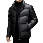 Herren Daunenjacke mit Stehkragen