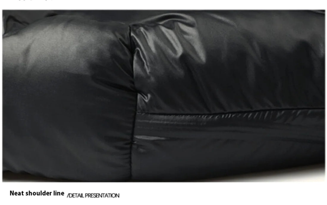 Herren Daunenjacke mit Stehkragen – Detailansicht 3