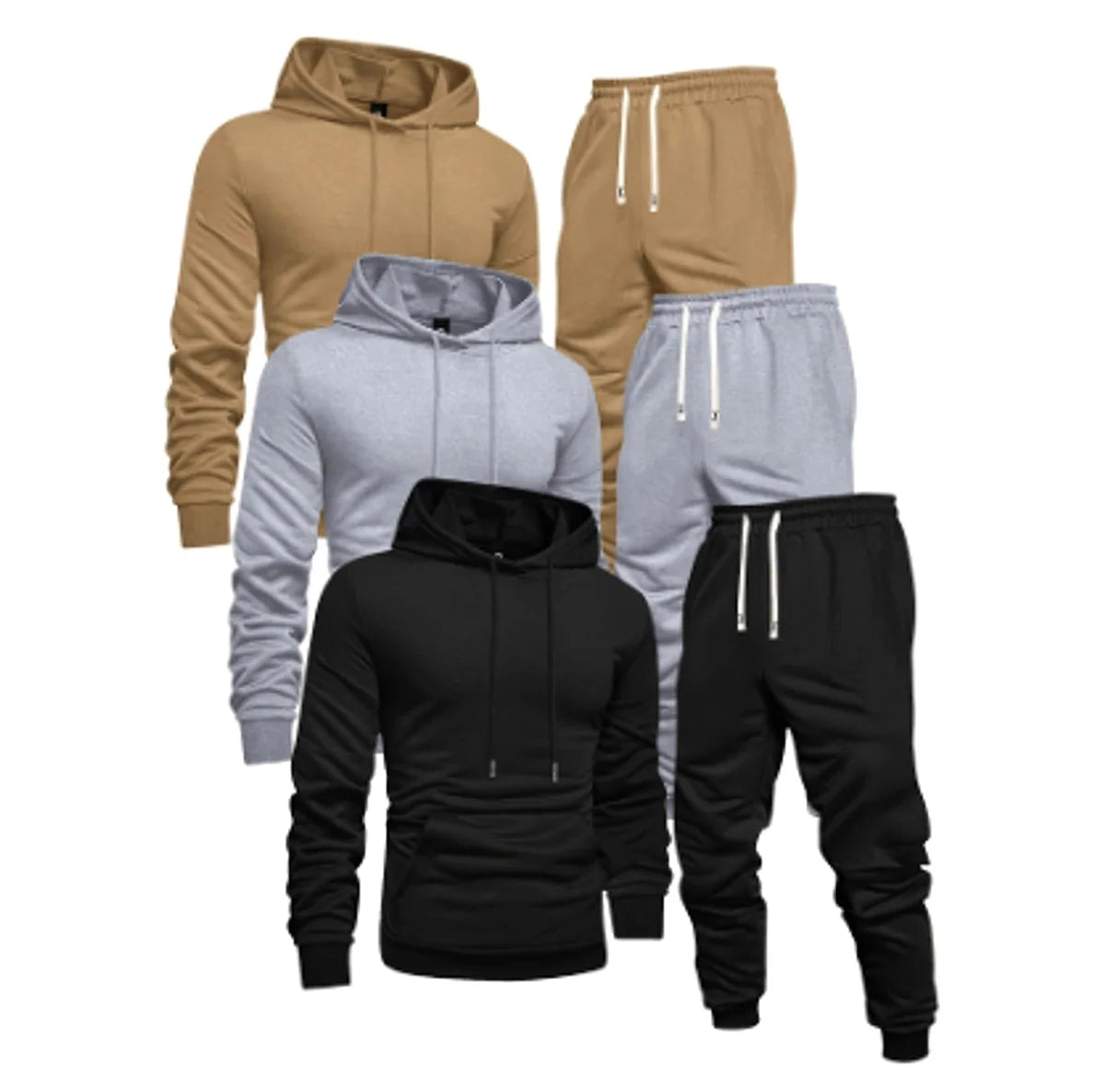 Herren Freizeit-Sportset mit Hoodie & Hose