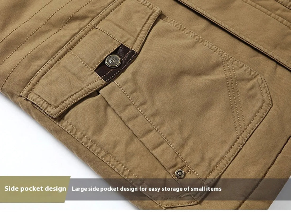 Herren Freizeitjacke mit Fleecefutter – Detailansicht 5