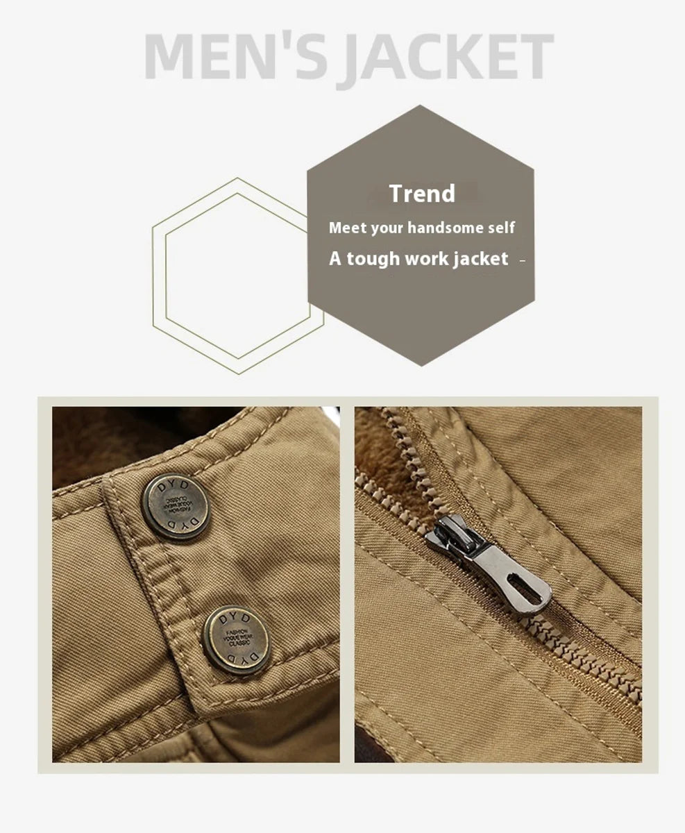 Herren Freizeitjacke mit Fleecefutter