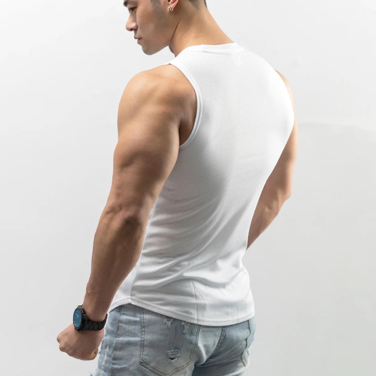 Herren Funktions-Tanktop aus Eisseide