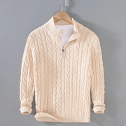 Herren Grobstrick-Rollkragenpullover