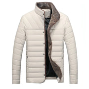 Herren mittellange Jacke mit Baumwollwattierung