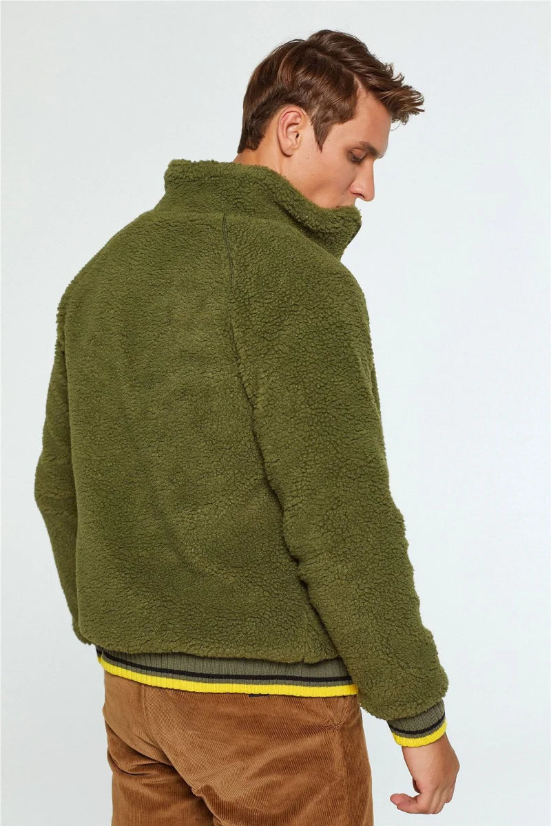 Herren Kaschmirpullover mit Rundhals – Detailansicht 1