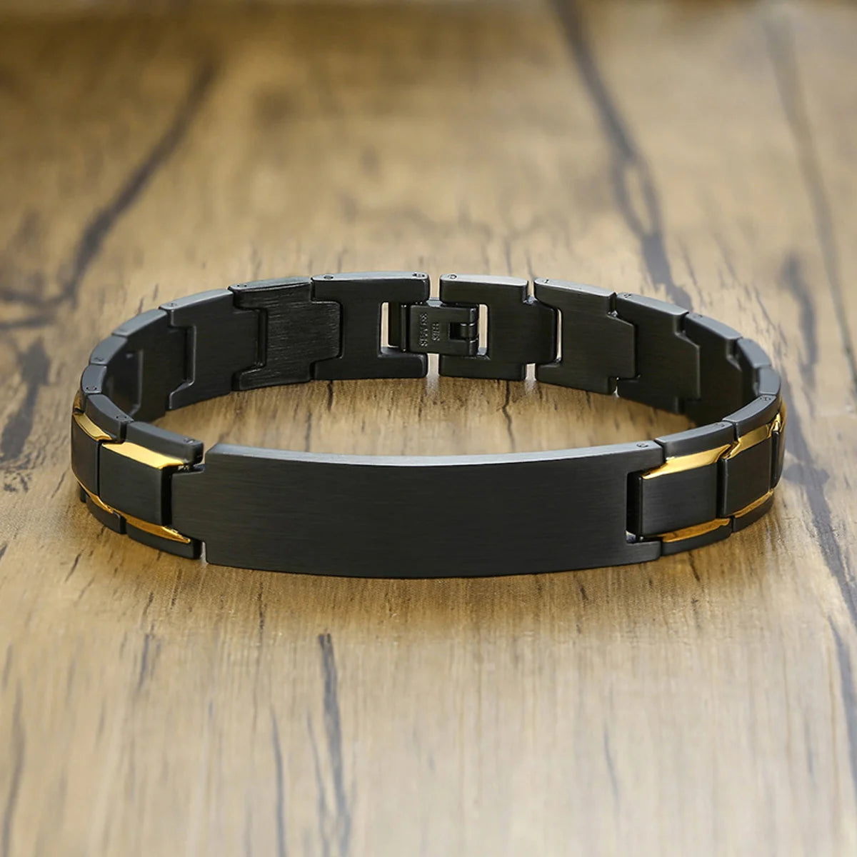 Gravierbares Herren-Kettenarmband 12 mm