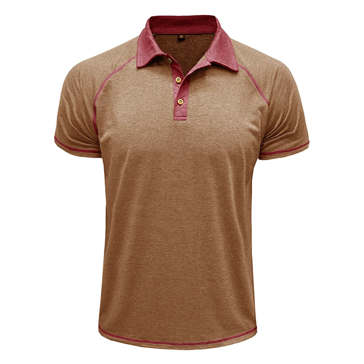 Herren Kurzarm-Poloshirt mit Kragen