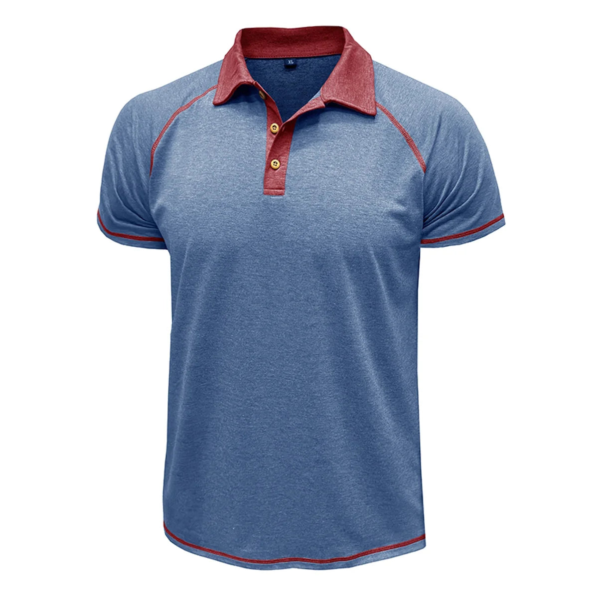 Herren Kurzarm-Poloshirt mit Kragen