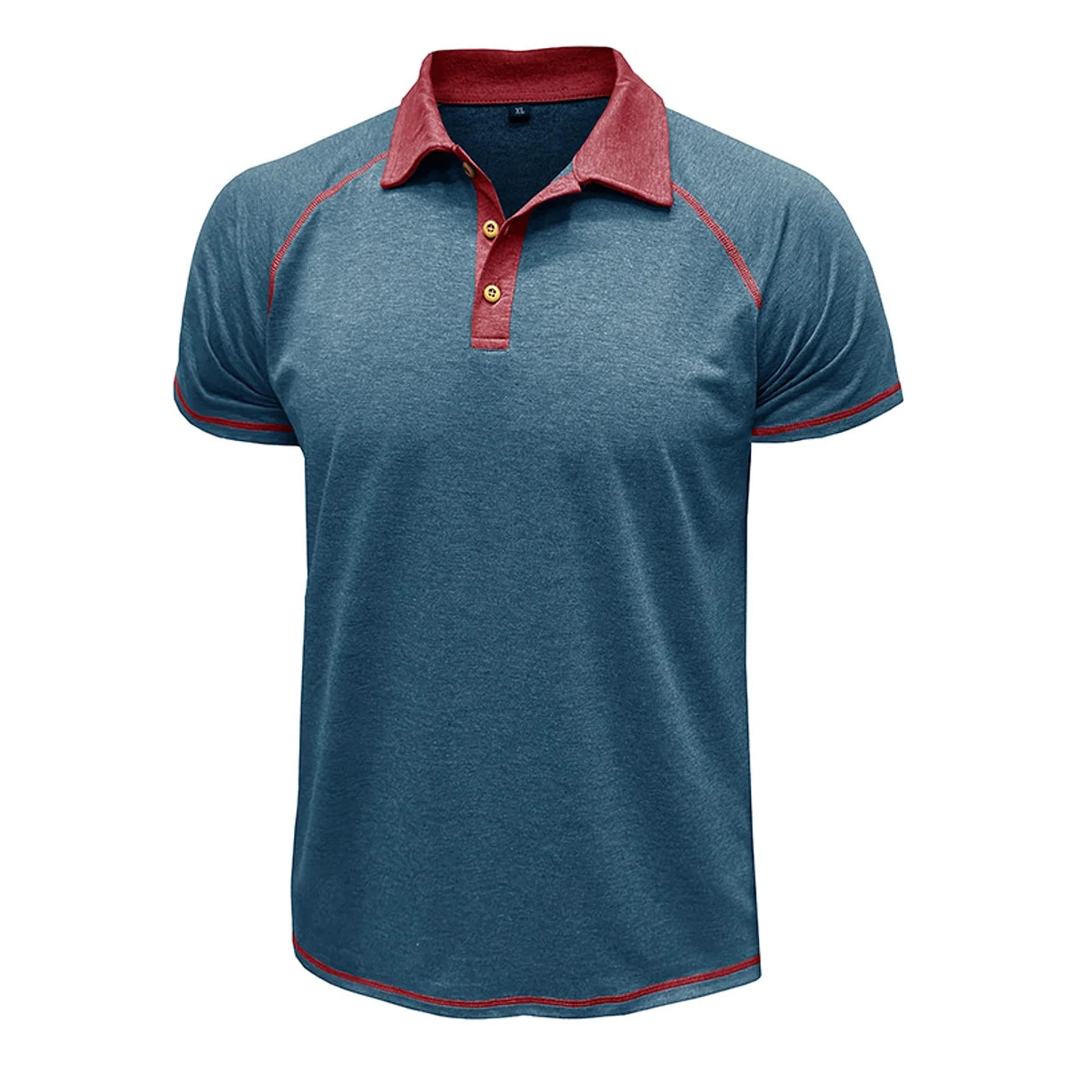 Herren Kurzarm-Poloshirt mit Kragen