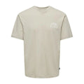 Herren Kurzarm T Shirt Only Sons Beige kaufen - Mode & Accessoires