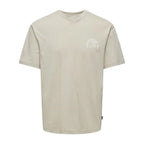 Herren Kurzarm T Shirt Only Sons Beige kaufen - Mode & Accessoires