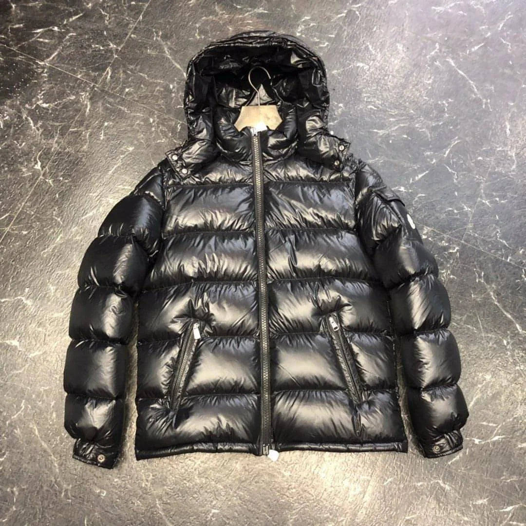 Herren kurze Daunenjacke, warm wattiert – Produktansicht 3