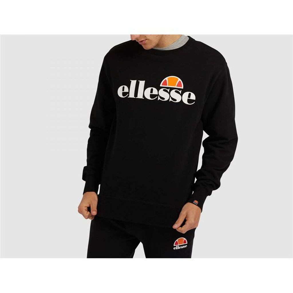 Herren Langarm T Shirt Ellesse SL Succiso Schwarz - Sport & Freizeit