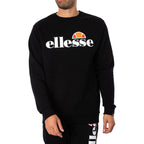 Herren Langarm T Shirt Ellesse SL Succiso Schwarz - Sport & Freizeit