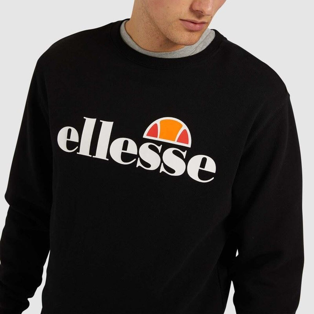 Herren Langarm T Shirt Ellesse SL Succiso Schwarz - Sport & Freizeit