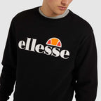 Herren Langarm T Shirt Ellesse SL Succiso Schwarz - Sport & Freizeit