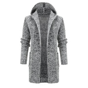 Herren Long-Cardigan mit V-Ausschnitt