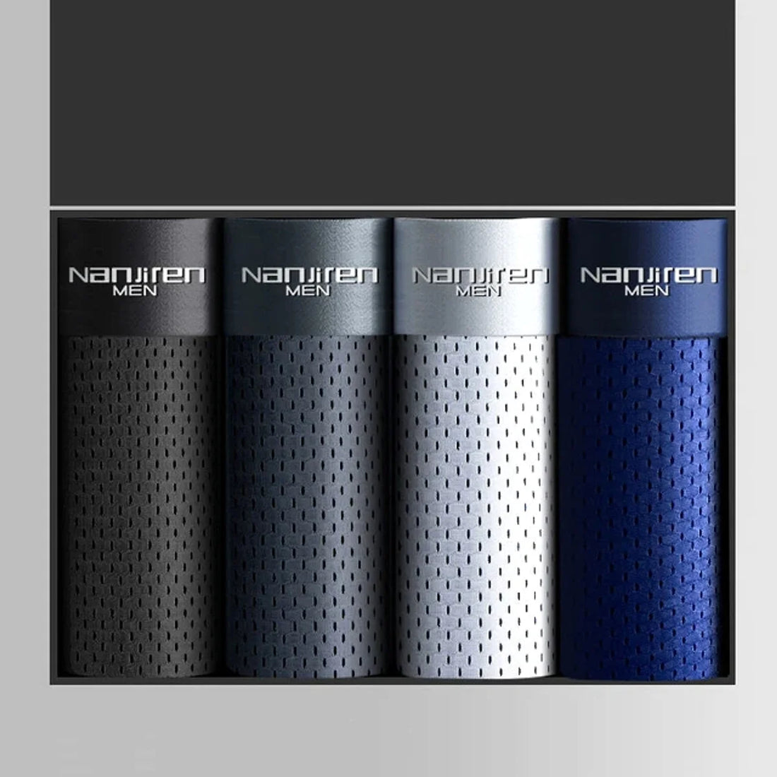 Herren Mesh-Unterwäsche, atmungsaktives Set – Detailansicht 1