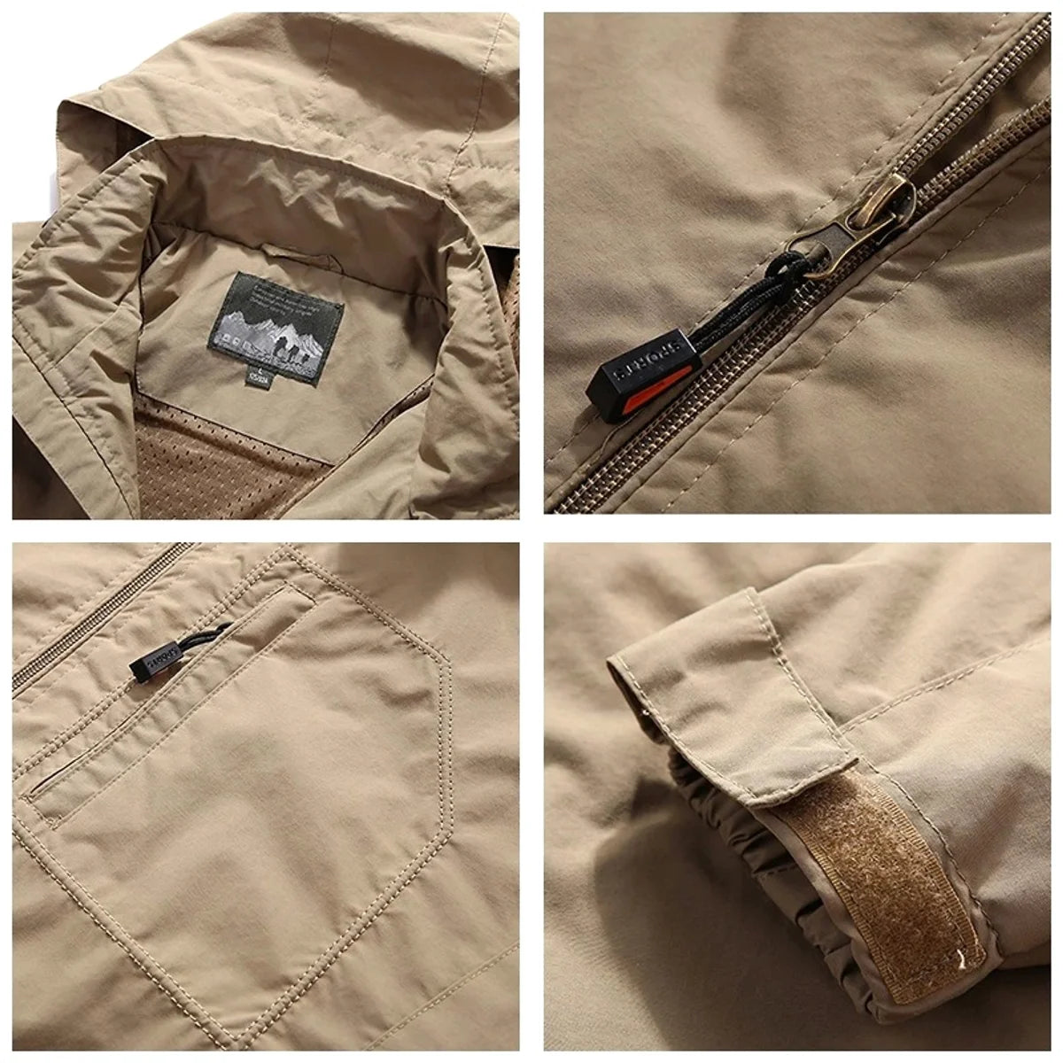 Herren Outdoor-Jacke einfarbig