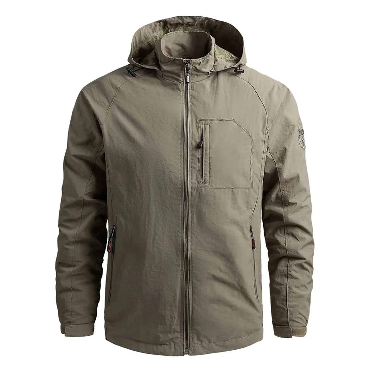 Herren Outdoor-Jacke einfarbig