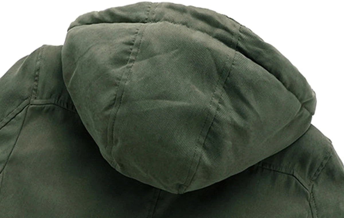 Herren Plus-Size-Jacke aus Baumwolle & Lammwolle – Produktansicht 3