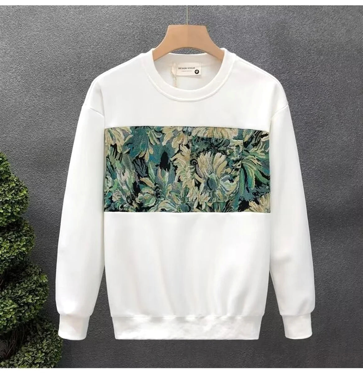 Herren Rundhals-Sweatshirt, wahlweise gefüttert