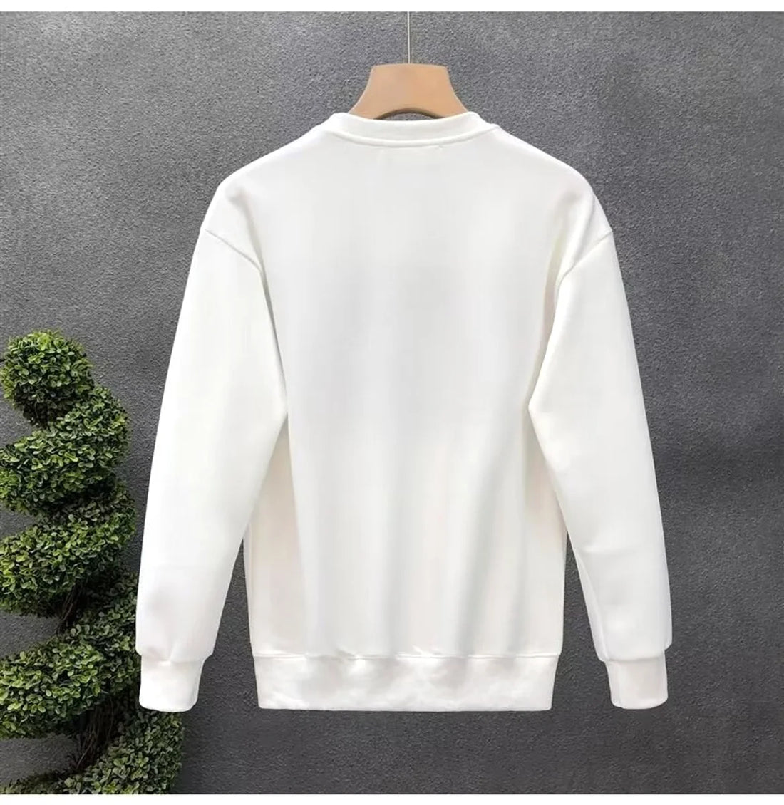 Herren Rundhals-Sweatshirt, wahlweise gefüttert – Detailansicht 2