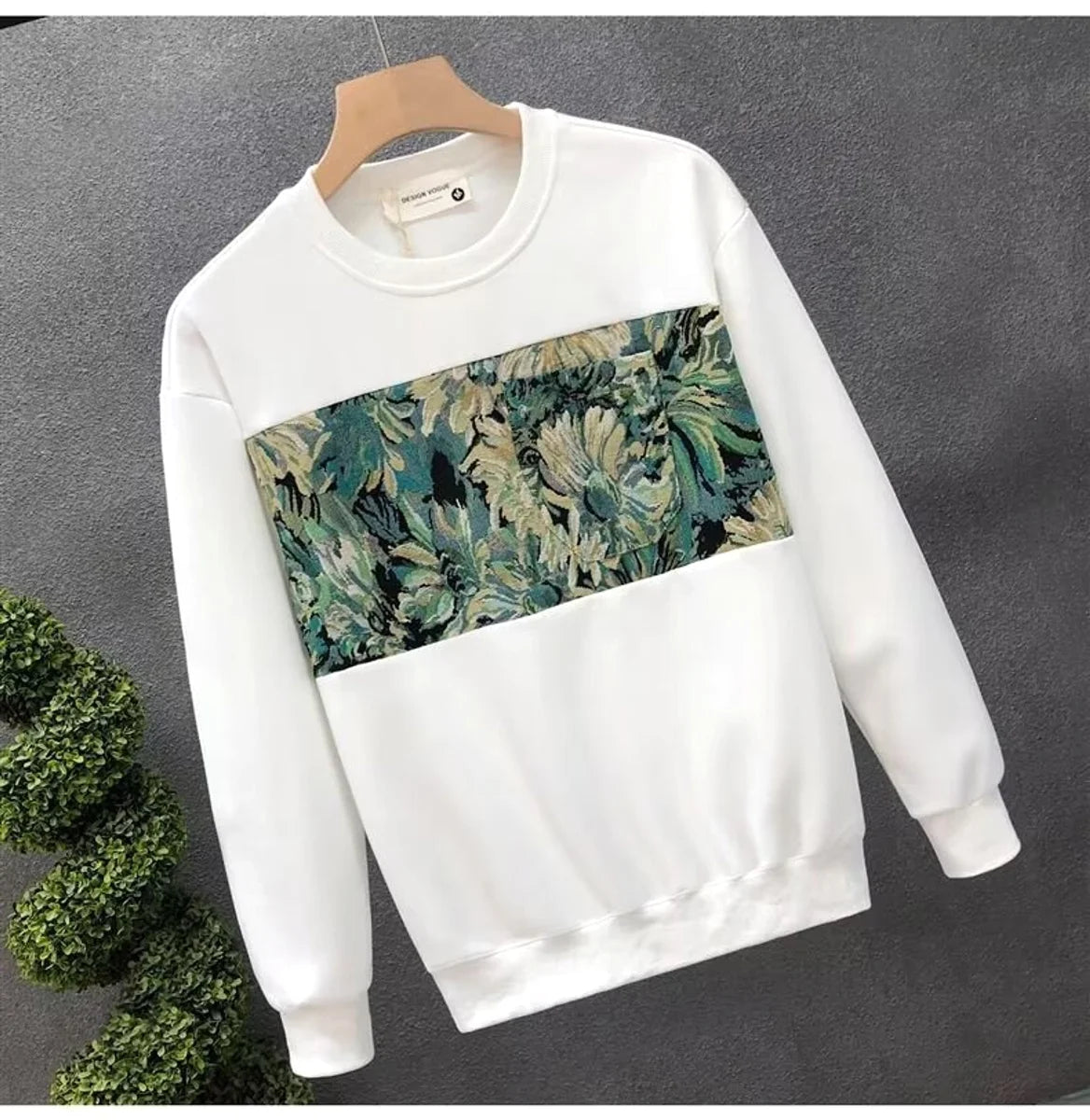 Herren Rundhals-Sweatshirt, wahlweise gefüttert – Produktansicht 5