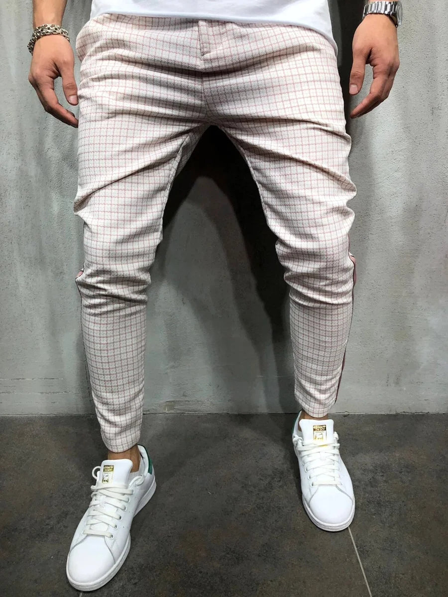Herren Slim-Fit Sporthose mit Seitenstreifen