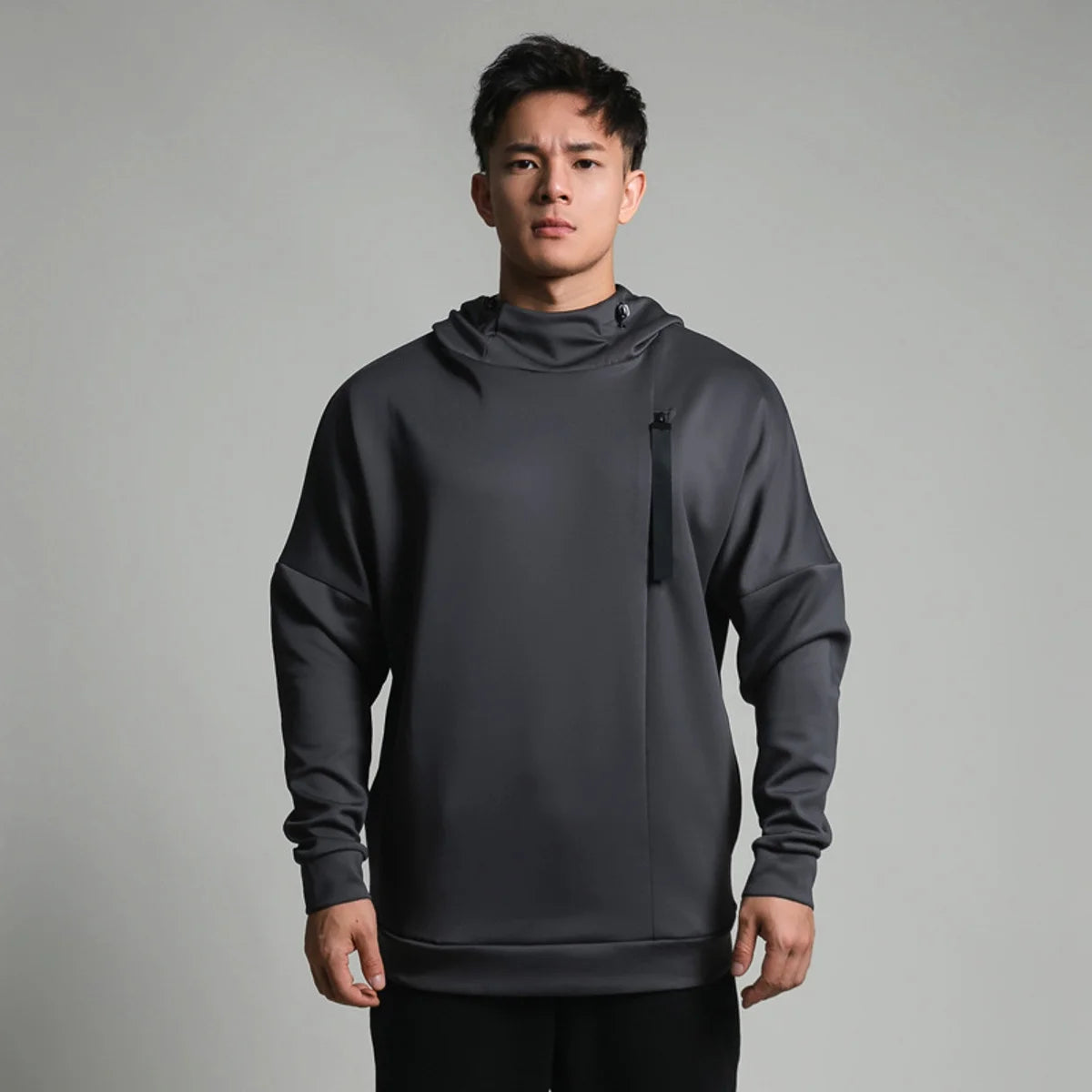 Herren Sportpullover mit hohem Kragen