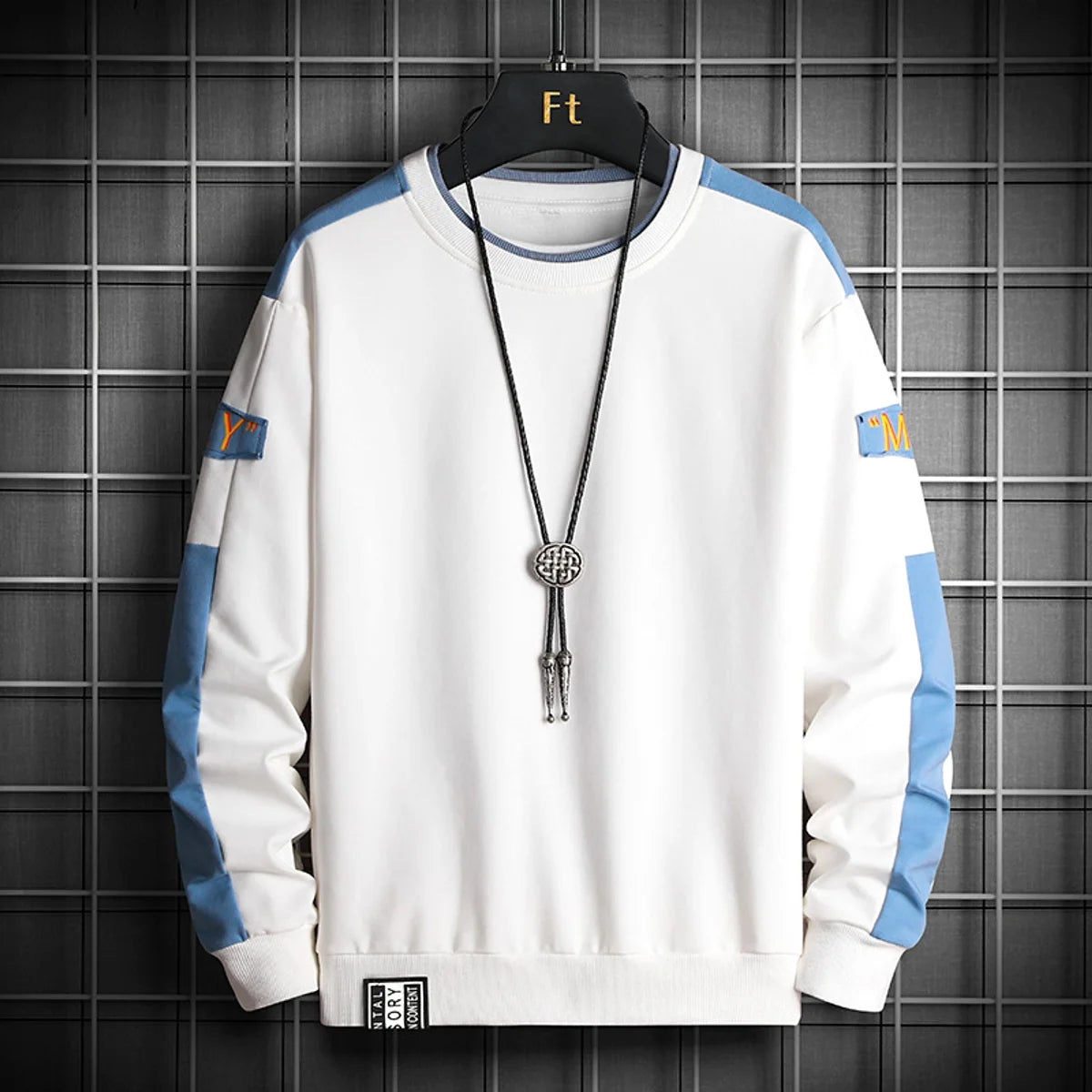 Herren Sportpullover mit Rundhals