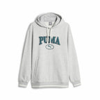 Herren Sweater Kapuze Puma Squad Fl Hellgrau