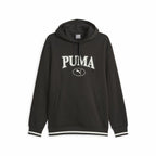 Herren Sweater Kapuze Puma Squad Fl Schwarz