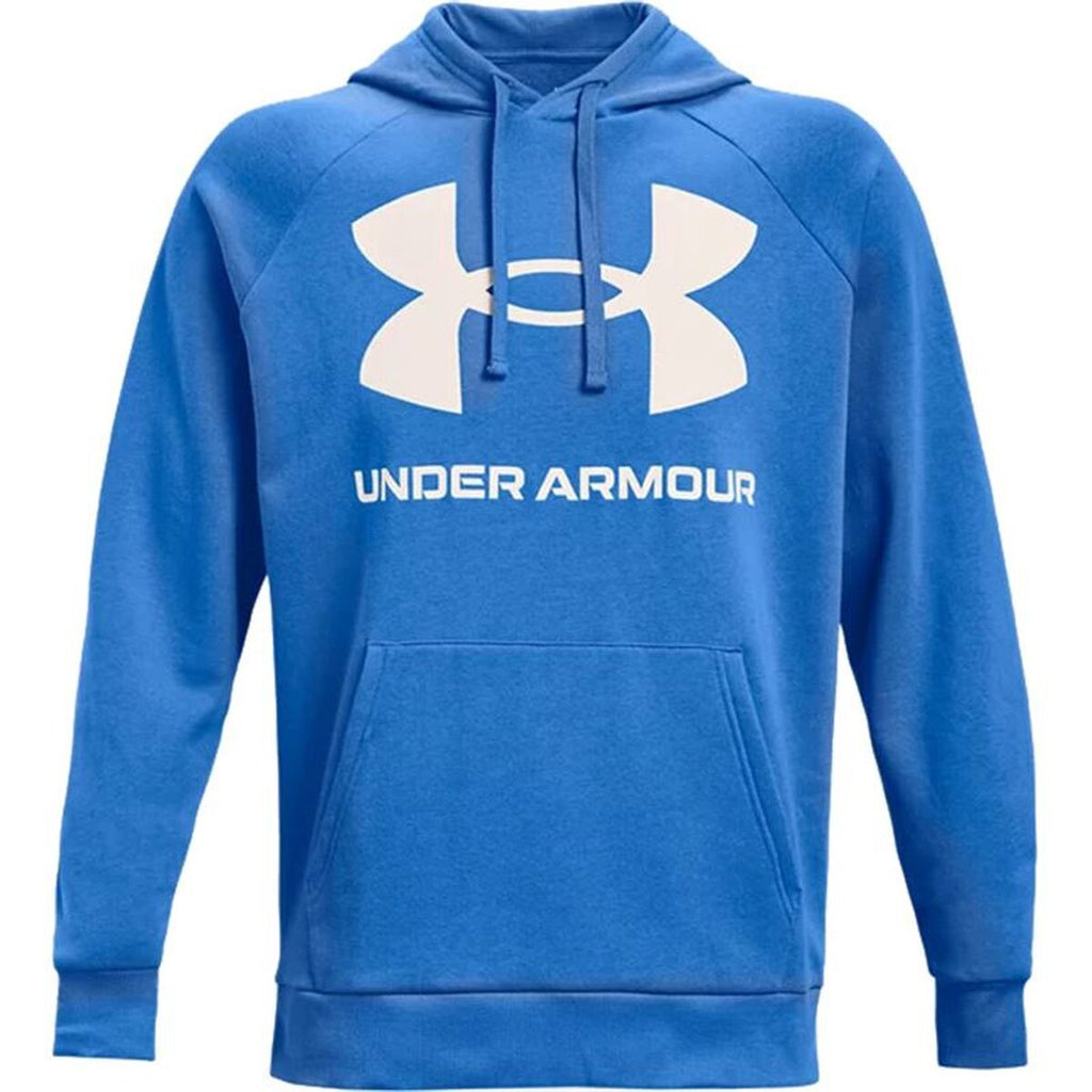 Herren Sweater Kapuze Under Armour Rival Blau - Sport & Freizeit