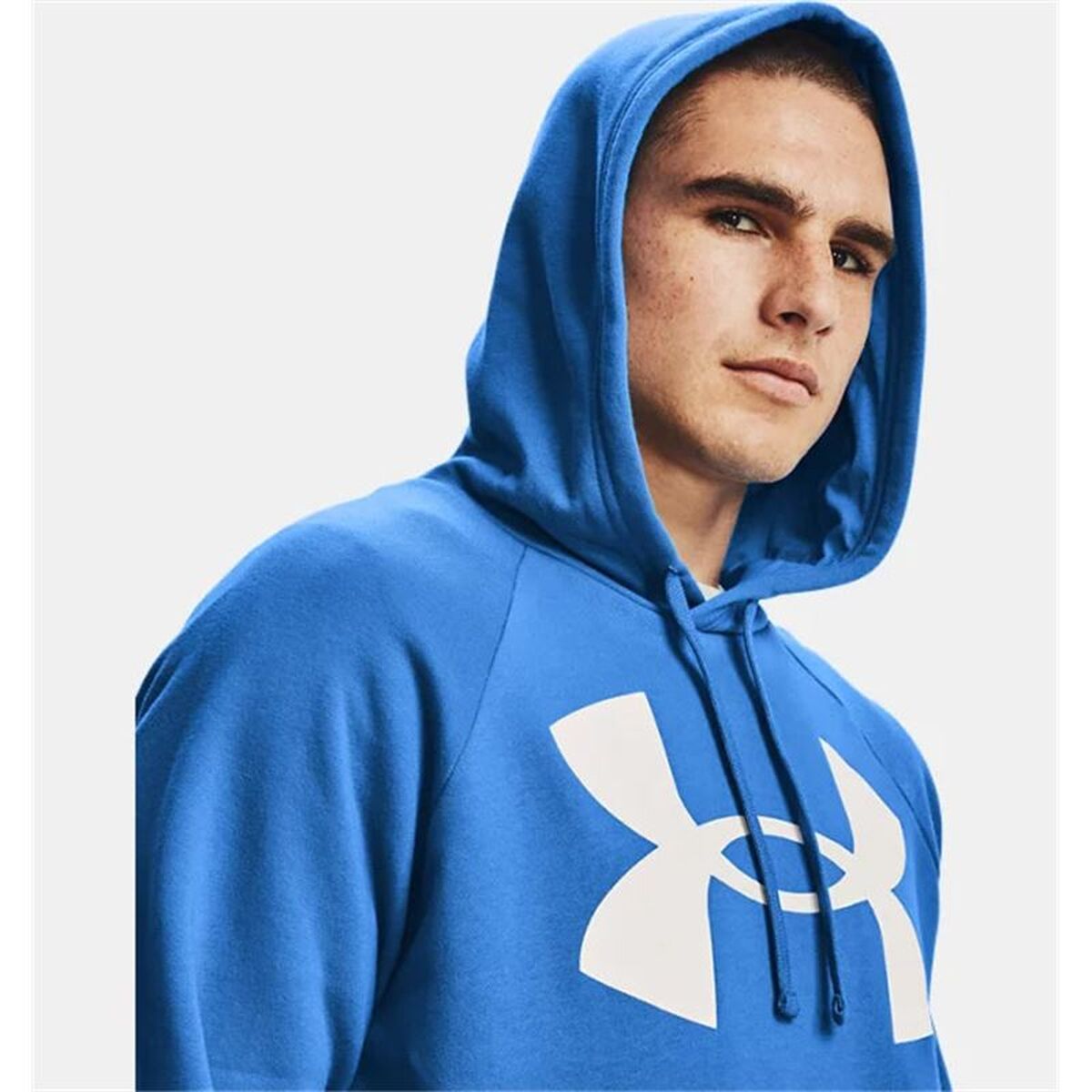 Herren Sweater Kapuze Under Armour Rival Blau - Sport & Freizeit