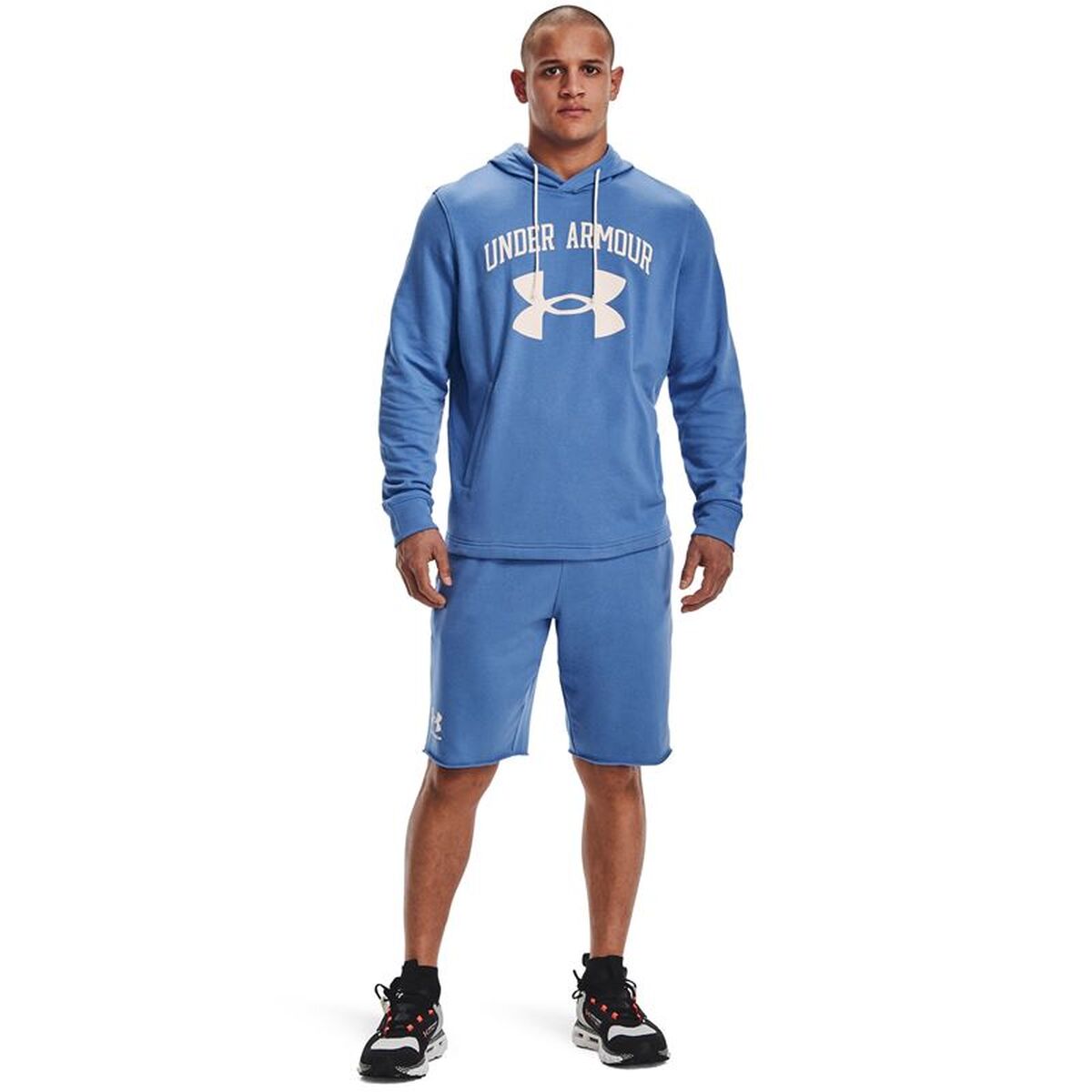 Herren Sweater Kapuze Under Armour Rival Terry Indigo - Sport & Freizeit