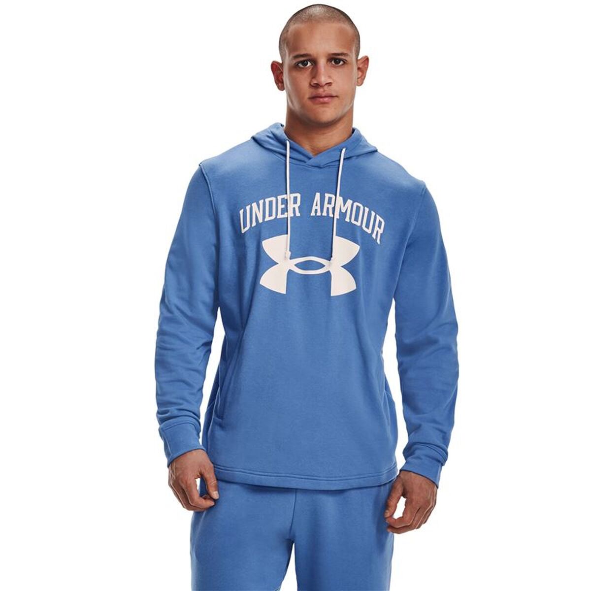 Herren Sweater Kapuze Under Armour Rival Terry Indigo - Sport & Freizeit
