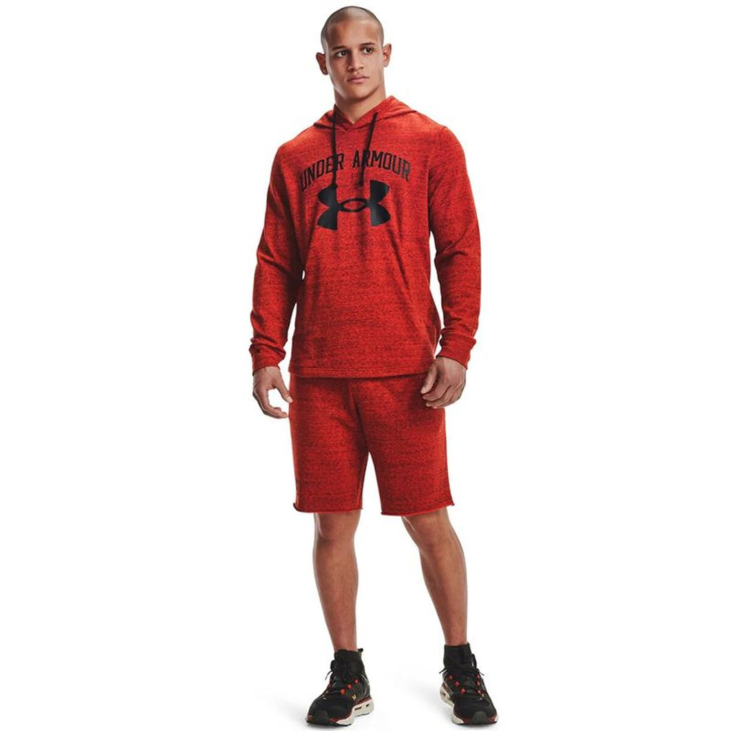 Herren Sweater Kapuze Under Armour Rival Terry Rot - Sport & Freizeit