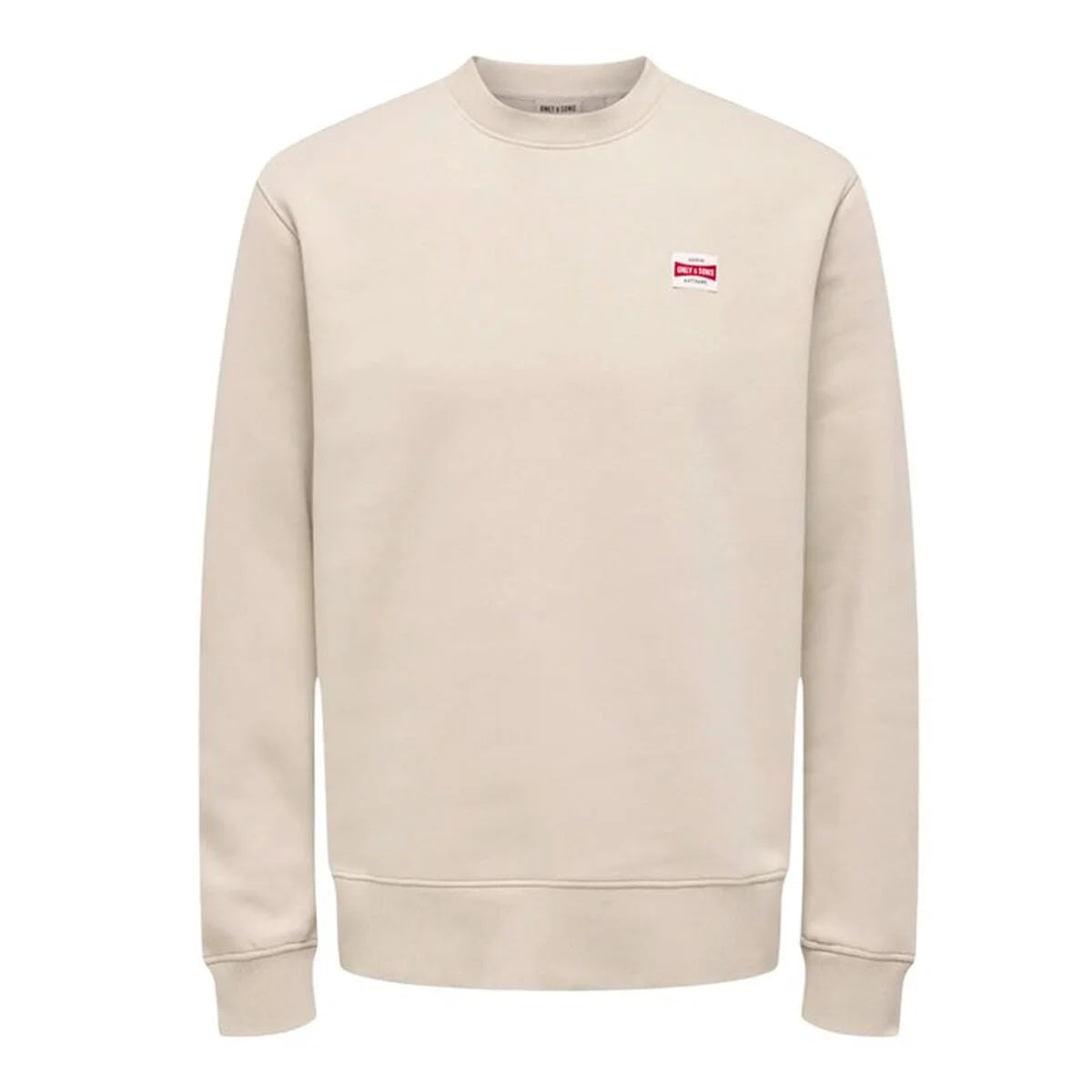 Herren Sweater ohne Kapuze Only & Sons Onsdawson Reg Crew Vd Weiß