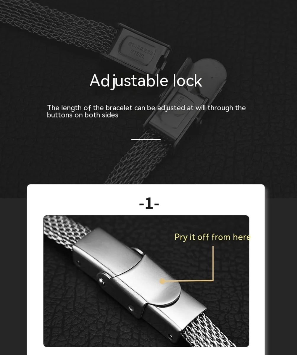 Herren Vintage-Armband aus Edelstahl – ausgewählte Produktansicht