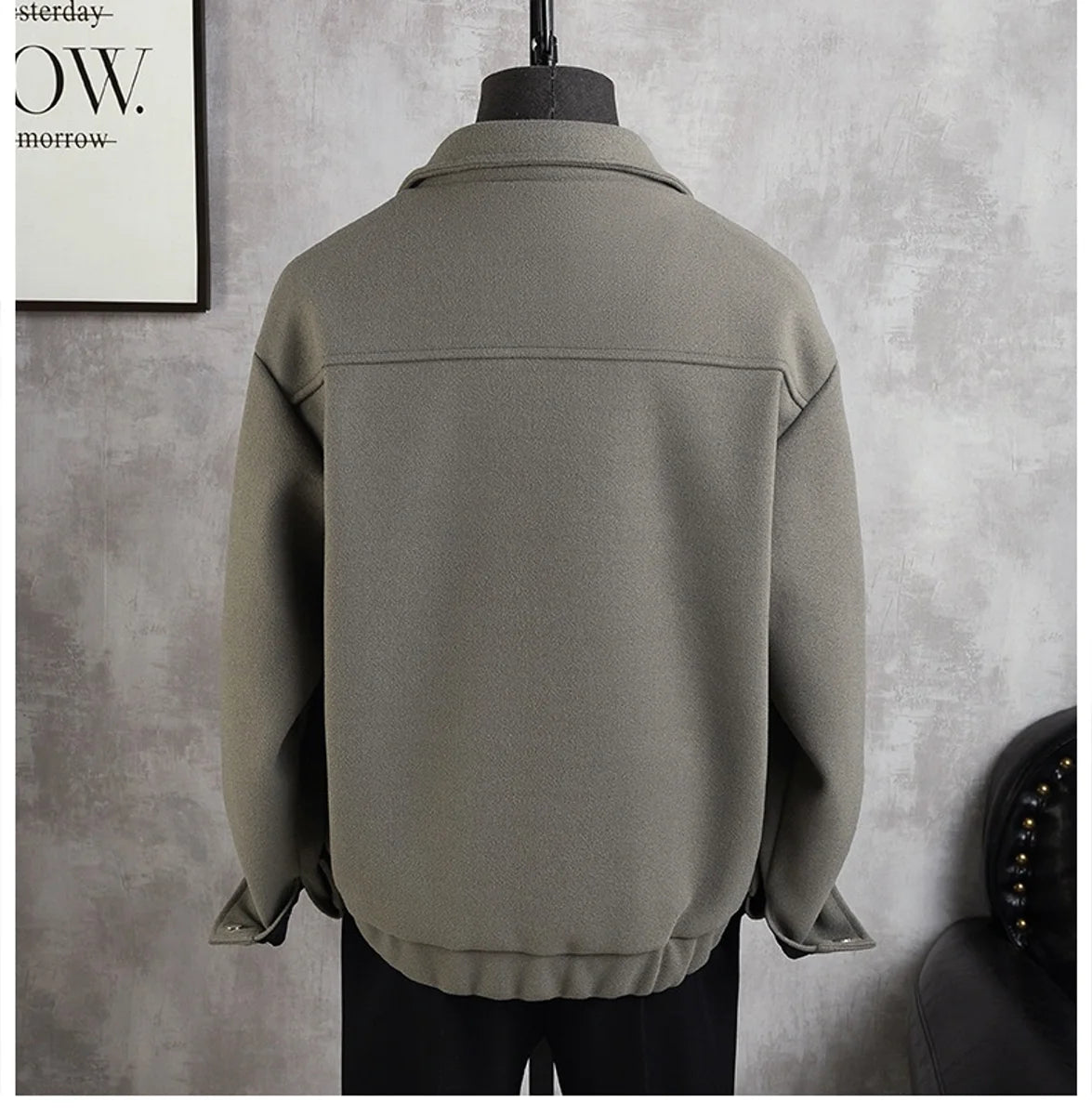 Herren Wolljacke mit Reverskragen – ausgewählte Produktansicht